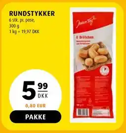 Scandinavian Park RUNDSTYKKER, DKK 5.99 tilbud