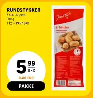 Scandinavian Park RUNDSTYKKER, DKK 5.99 tilbud