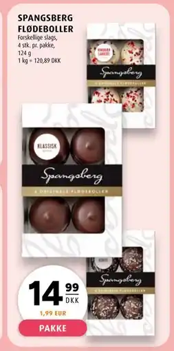 Scandinavian Park SPANGSBERG FLØDEBOLLER, DKK 14.99 tilbud