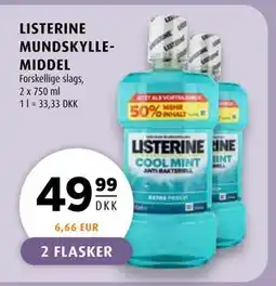 Scandinavian Park LISTERINE MUNDSKYLLEMIDDEL, DKK 49.99 tilbud