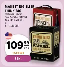 Scandinavian Park MAKE IT BIG ELLER THINK BIG, DKK 109.99 tilbud