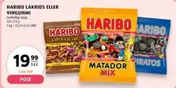 Scandinavian Park HARIBO LAKRIDS ELLER VINGUMMI, DKK 19.99 tilbud