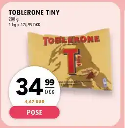 Scandinavian Park TOBLERONE TINY, DKK 34.99 tilbud