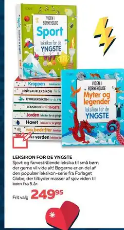 Bog & idé LEKSIKON FOR DE YNGSTE, DKK 249.95 tilbud