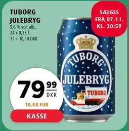 Scandinavian Park TUBORG JULEBRYG, DKK 79.99 tilbud