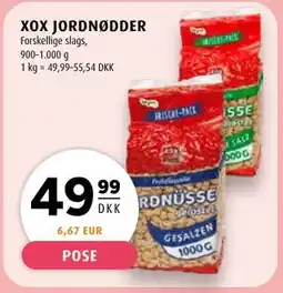Scandinavian Park XOX JORDNØDDER, DKK 49.99 tilbud
