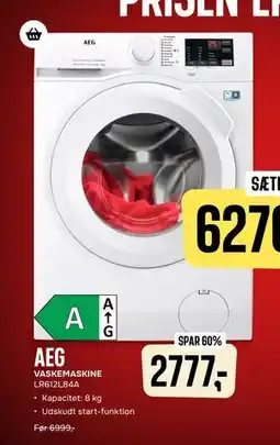Skousen AEG VASKEMASKINE LR612L84A, DKK 2777 tilbud