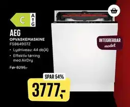 Skousen AEG OPVASKEMASKINE, DKK 3777 tilbud