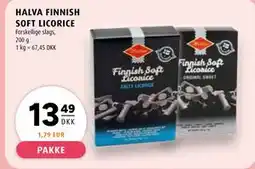 Scandinavian Park HALVA FINNISH SOFT LICORICE, DKK 13.49 tilbud