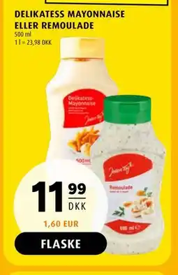 Scandinavian Park DELIKATESS MAYONNAISE ELLER REMOULADE, DKK 11.99 tilbud