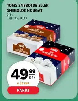 Scandinavian Park TOMS SNEBOLDE ELLER SNEBOLDE NOUGAT, DKK 49.99 tilbud