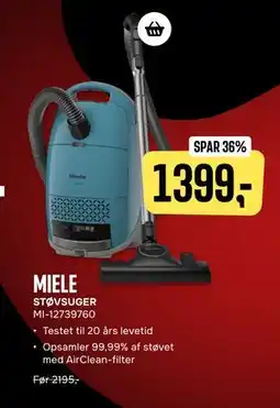 Skousen MIELE STØVSUGER MI-12739760., DKK 1399 tilbud