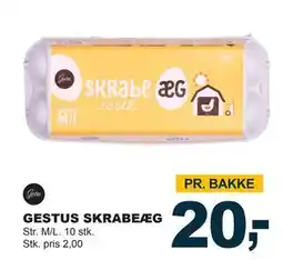 Let-Køb GESTUS SKRABEÆG, DKK 20 tilbud