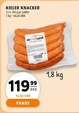 Scandinavian Park KIELER KNACKER, DKK 119.99 tilbud