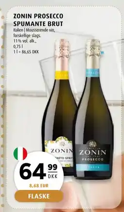 Scandinavian Park ZONIN PROSECCO SPUMANTE BRUT, DKK 64.99 tilbud