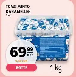 Scandinavian Park TOMS MINTO KARAMELLER, DKK 69.99 tilbud