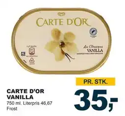 Let-Køb CARTE D’OR VANILLA, DKK 35 tilbud