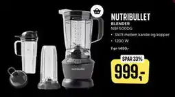 Skousen NUTRIBULLET BLENDER NBF500DG., DKK 999 tilbud