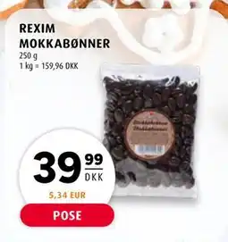 Scandinavian Park REXIM MOKKABØNNER, DKK 39.99 tilbud