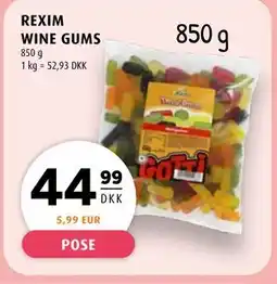 Scandinavian Park REXIM WINE GUMS, DKK 44.99 tilbud