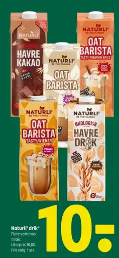 Coop 365 Naturli' drik tilbud