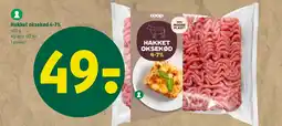 Coop 365 Hakket oksekød 4-7% tilbud