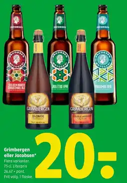 Coop 365 Grimbergen eller Jacobsen* tilbud