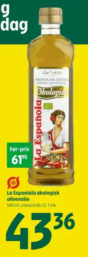 Coop 365 La Espaniola økologisk olivenolie tilbud