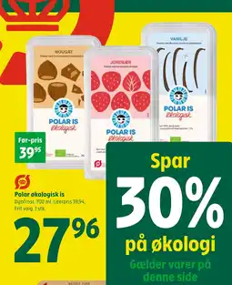 Coop 365 Polar økologisk is tilbud