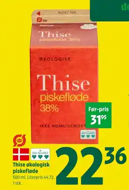 Coop 365 Thise økologisk piskefløde tilbud