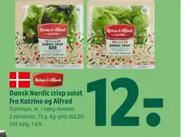 Coop 365 Katrine & Alfreds Dansk Nordic crisp salat fra Katrine og Alfred tilbud
