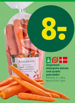 Coop 365 Änglamark økologiske danske små sprøde gulerødder tilbud