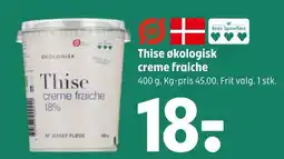 Coop 365 Thise økologisk creme fraiche tilbud