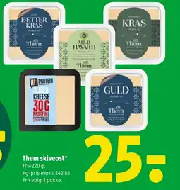 Coop 365 Them skiveost tilbud