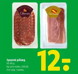Coop 365 Spansk pålæg tilbud