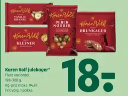 Coop 365 Karen Volf julekager tilbud