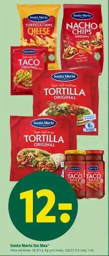 Coop 365 Santa Maria Tex Mex tilbud