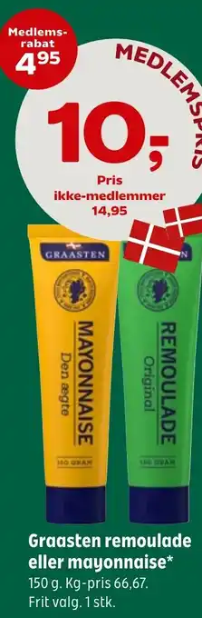 Coop 365 Graasten remoulade eller mayonnaise tilbud