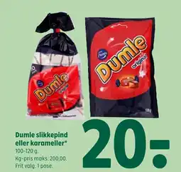 Coop 365 Dumle slikkepind eller karameller tilbud
