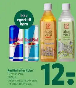 Coop 365 Red Bull eller Nobe tilbud