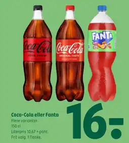 Coop 365 Coca-Cola eller Fanta tilbud