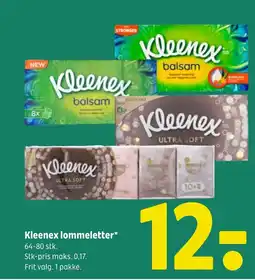 Coop 365 Kleenex lommeletter tilbud