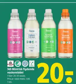 Coop 365 365 Minirisk flydende vaskemiddel tilbud