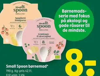 Coop 365 Small Spoon børnemad tilbud