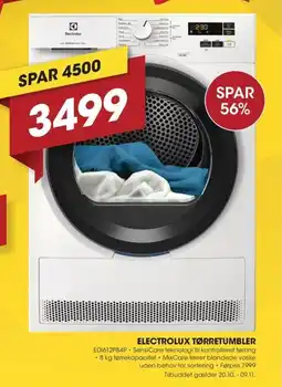 Punkt1 Electrolux tørretumbler tilbud