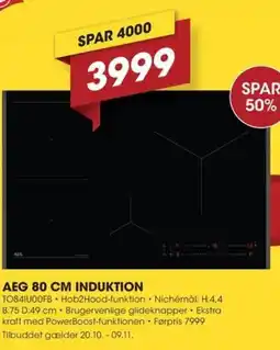 Punkt1 Aeg induktion tilbud