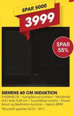 Punkt1 Siemens induktion tilbud