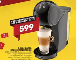 Punkt1 Dolce gusto kapselkaffemaskine tilbud