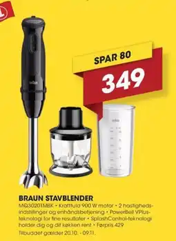 Punkt1 Braun stavblender tilbud