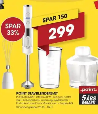 Point stavblendersæt
